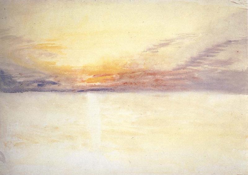 Joseph Mallord William Turner Sunset France oil painting art